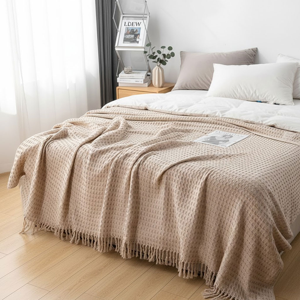 Quilt Cotton Summer - All Season Cotton Weave Throw Blanket