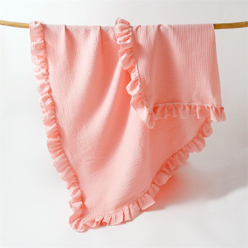 Quilt Cotton Summer - ins new baby solid color lace