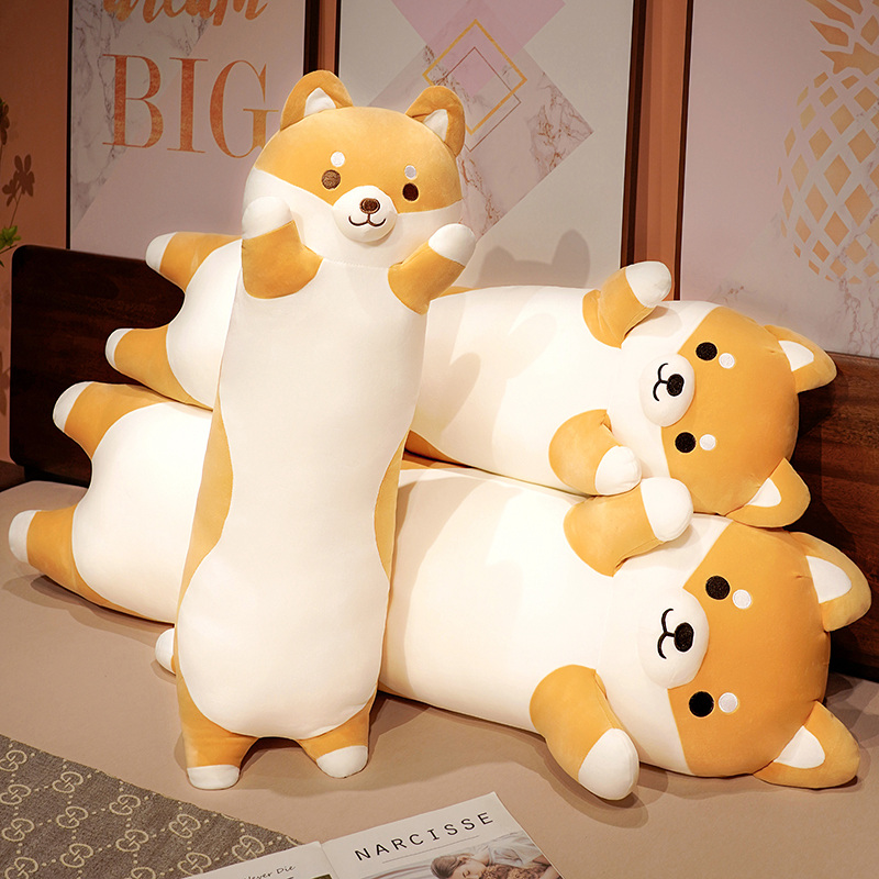 Bolster Pillow Long - 130cm Giant Long Shiba Inu Dog