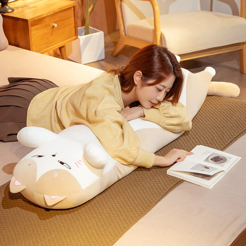 50-130cm Kawaii Soft Long Cat  - Bolster Pillow Long recension och pris