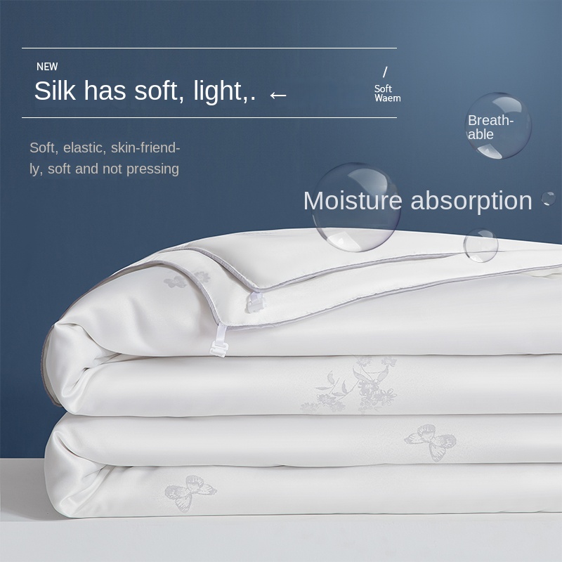 100% Mulberry Silk Comforters  - Quilt Cotton Summer recension och pris