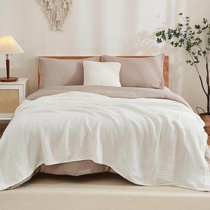 100% Cotton Muslin Blanket For - Quilt Cotton Summer recension och pris