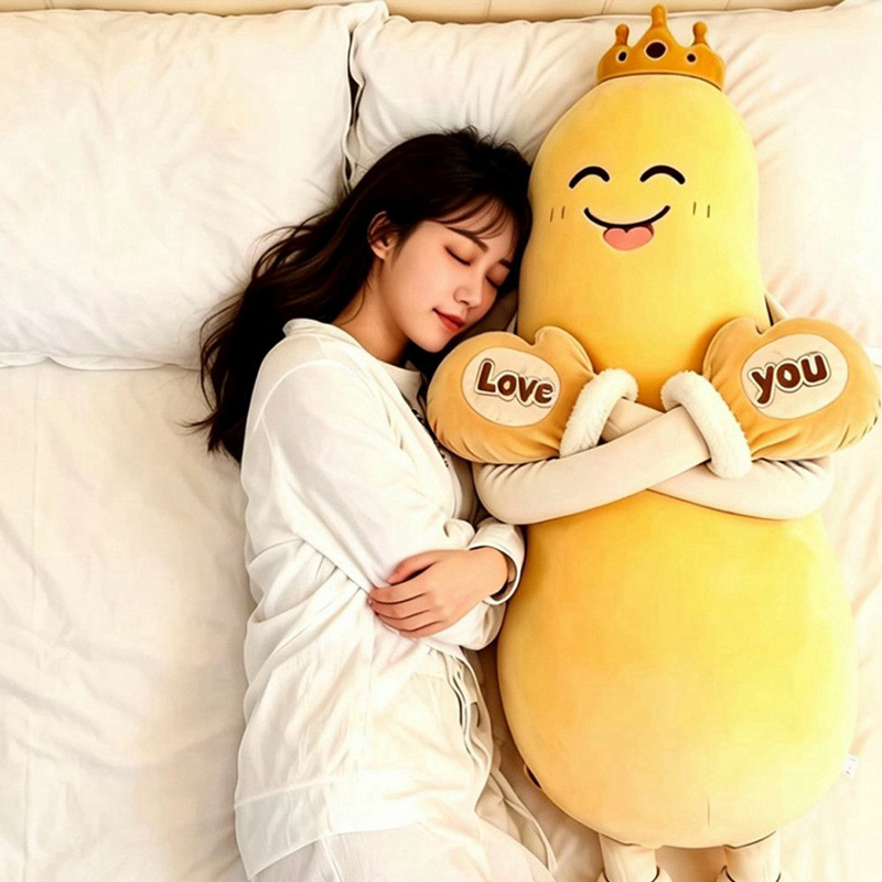 80CM Soft Mango Eggplant Plush - Bolster Pillow Long recension och pris