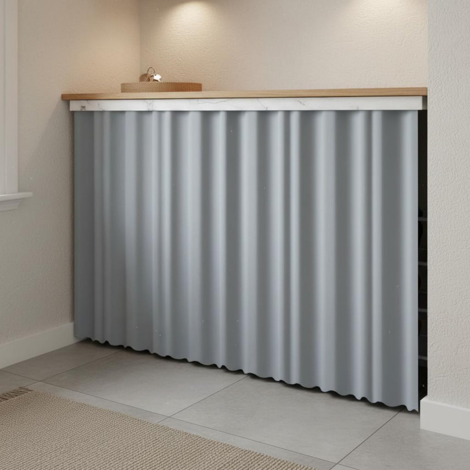 Hook and Loop Cabinet Curtain  - Home Textiles Design recension och pris