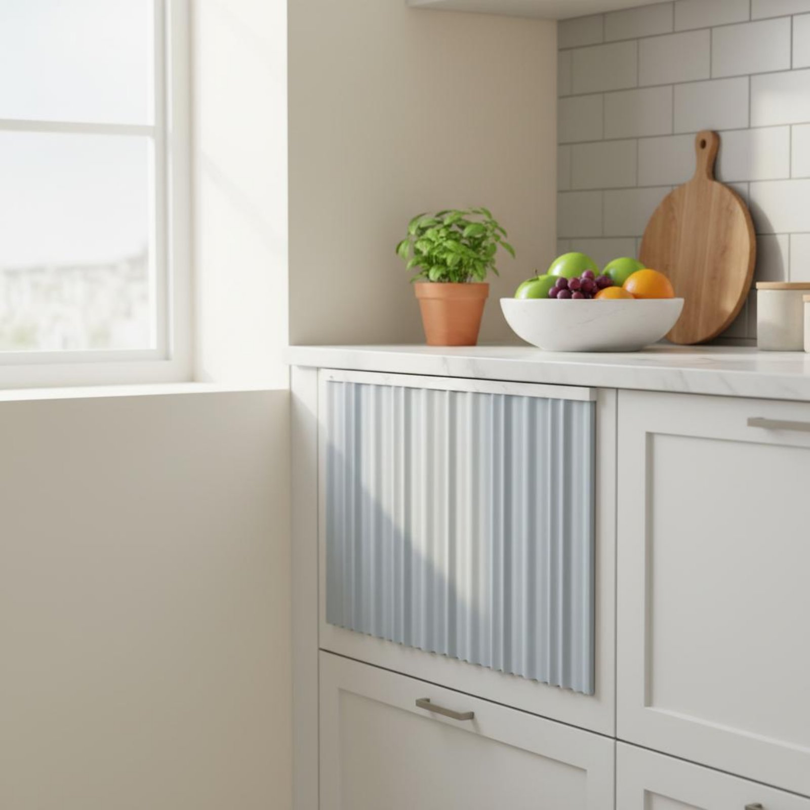 Hook and Loop Cabinet Curtain  - Home Textiles Design recension och pris