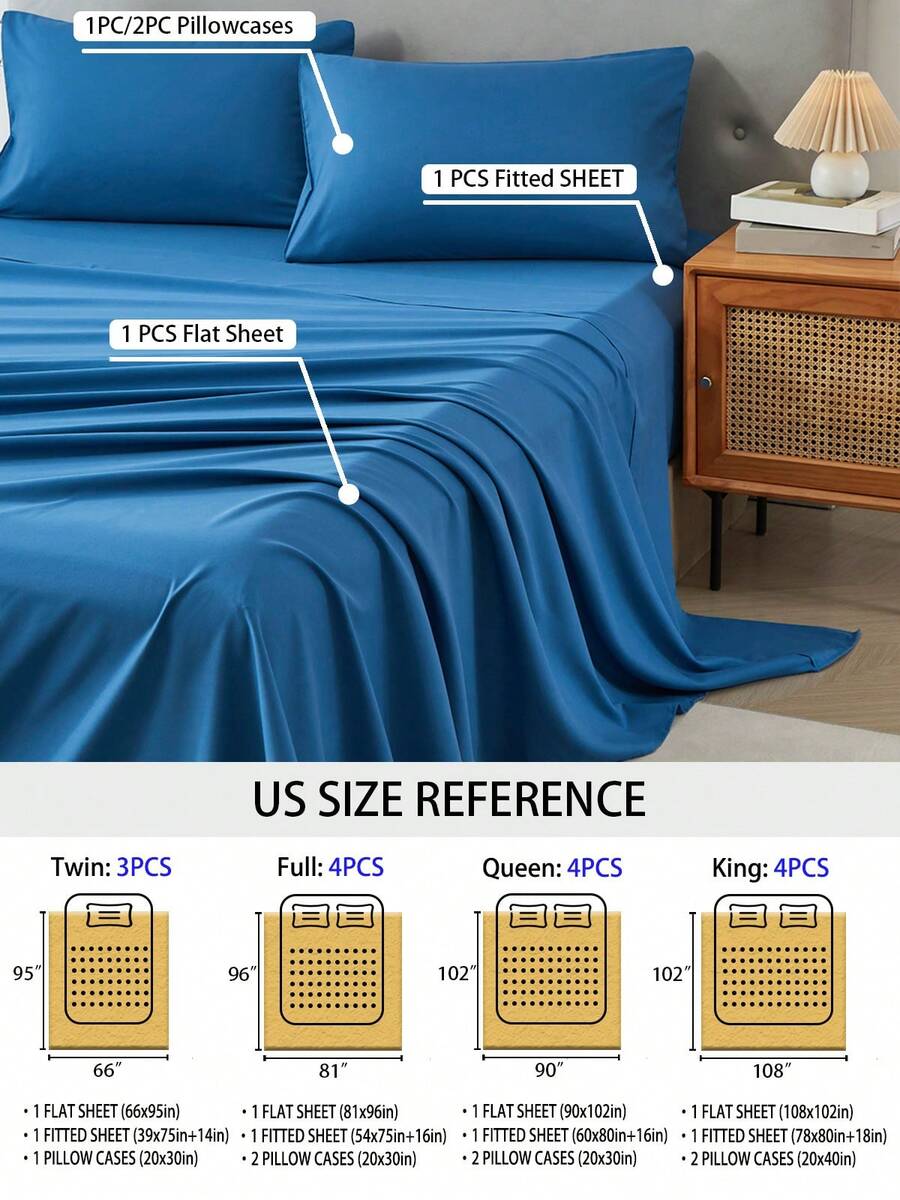 3/4 Piece Home Bed Sheet Set,  - Quilt Cotton Summer recension och pris