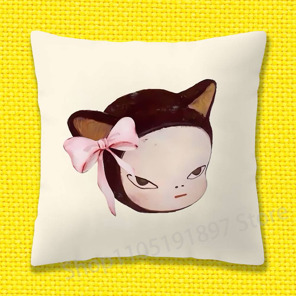 Japanese Girl Y-Yoshitomo Nara - Japanese Home Textiles recension och pris