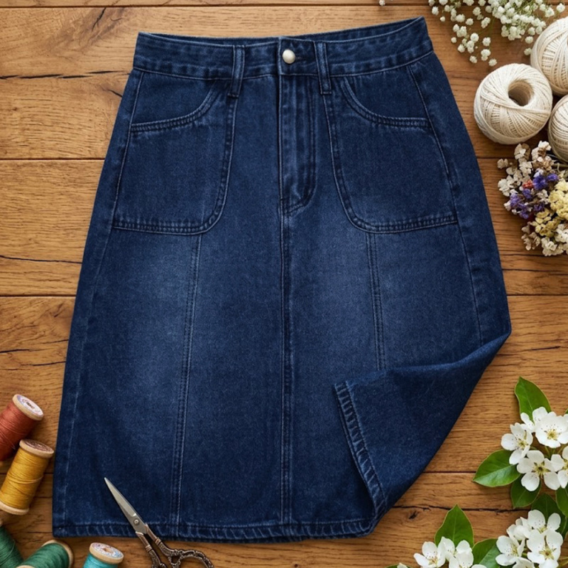 Women's High-Waisted Mid-Lengt - Quilt Cotton Summer recension och pris