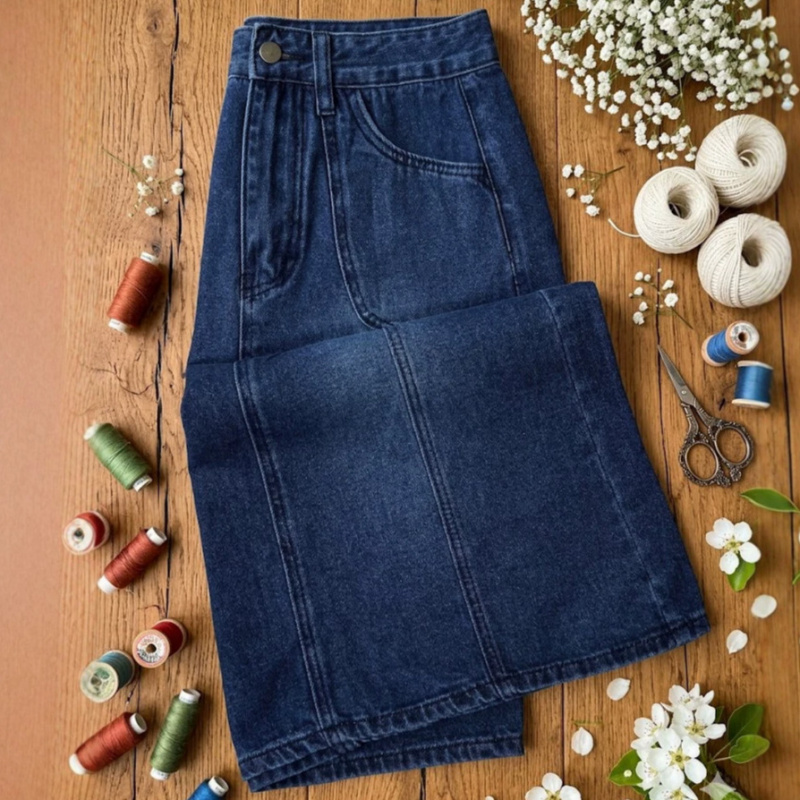 Women's High-Waisted Mid-Lengt - Quilt Cotton Summer recension och pris