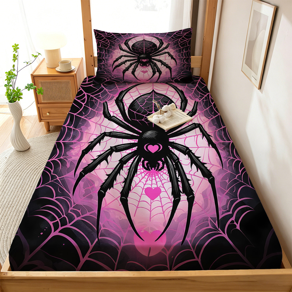 3pcs Spider Animal Printed Cor - Quilt Cotton Summer recension och pris