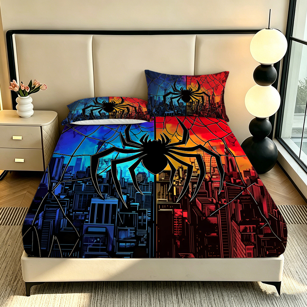 3pcs Spider Animal Printed Cor - Quilt Cotton Summer recension och pris