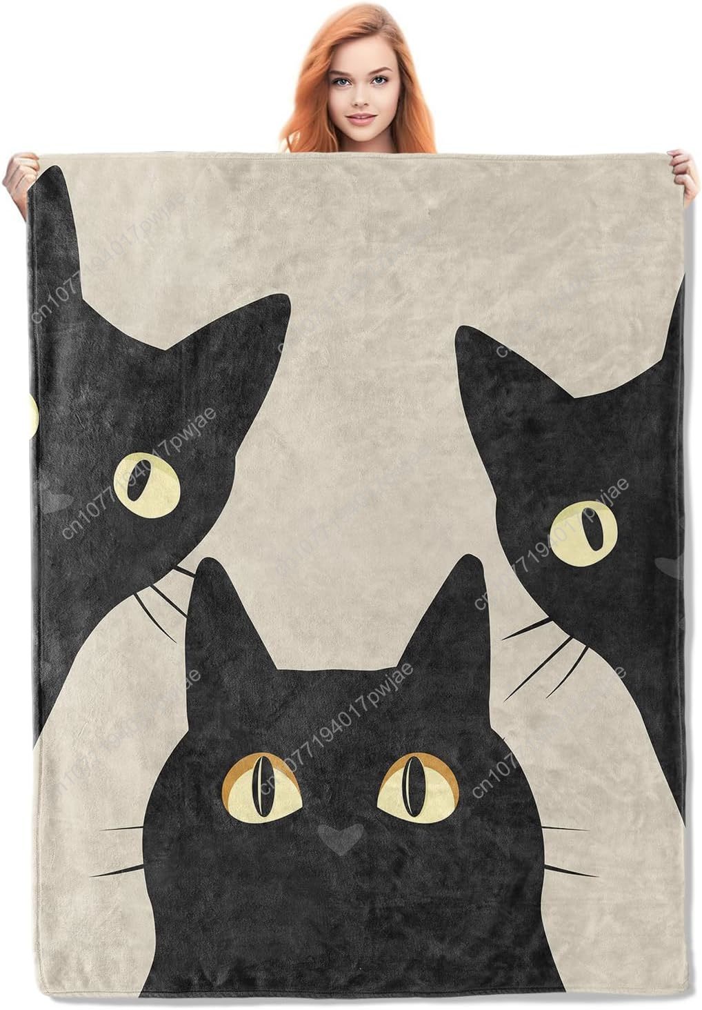 Funny Cat Blanket Gifts for Wo - Quality Home Textiles recension och pris