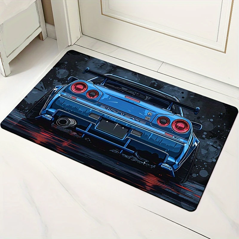 Cool Sports Car Design Doormat - Home Textiles Design recension och pris