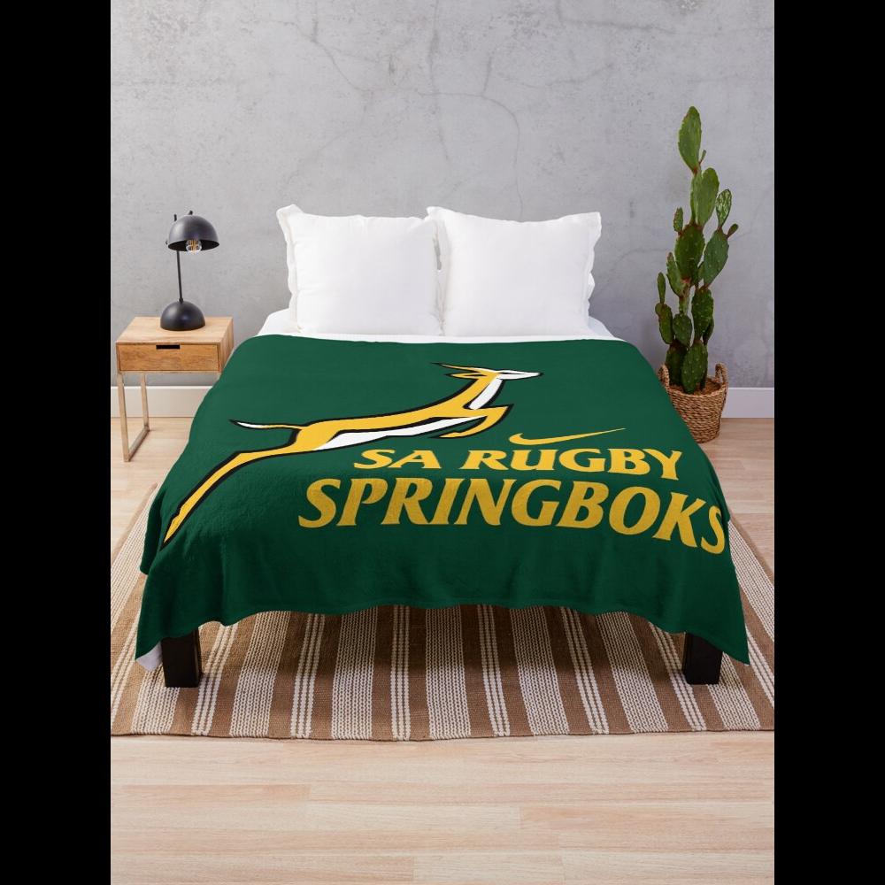 Springbok Rugby Throw Blanket  - Home Textiles Design recension och pris