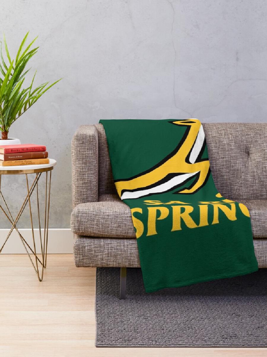 Springbok Rugby Throw Blanket  - Home Textiles Design recension och pris