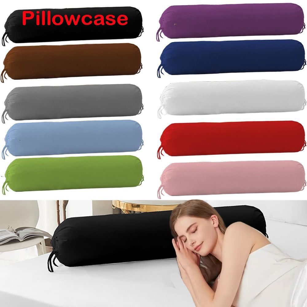 Solid Color Long Cylindrical P - Bolster Pillow Long recension och pris